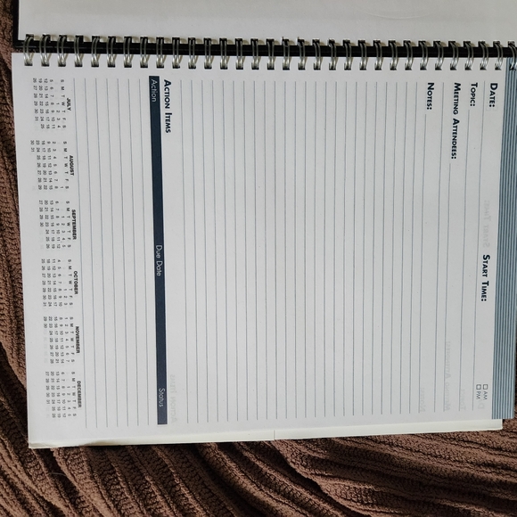 Meeting Notes Notebook - Picture 2 of 3